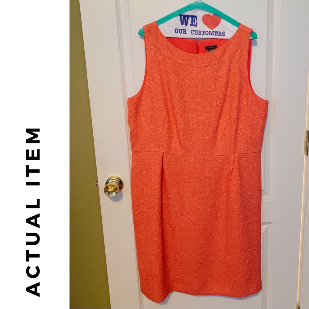 EUC Ann Taylor Dress - Size 16, Coral